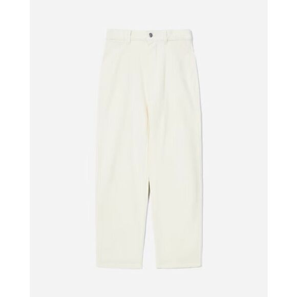 Everlane The Moleskin Way-High Pant in Canvas Beige Organic Cotton Size 16 NWT - Picture 6 of 16